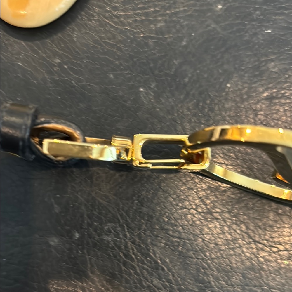 St. John Black and Gold Women's Belt - Picture 9 of 9